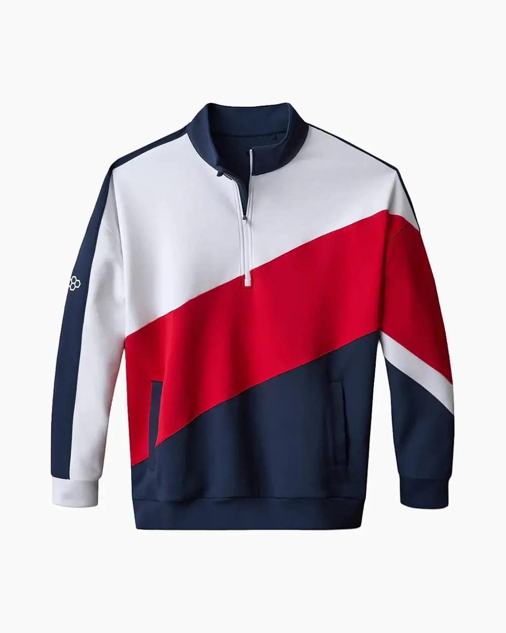 Кофта спортивная мужская Rudis RUDQZ1006-NVYWHTRED