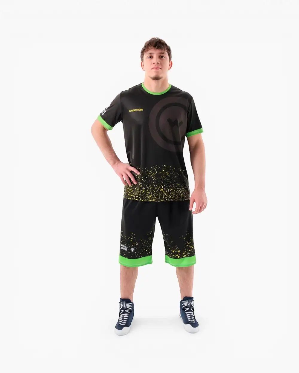 Комплект тренировочный Wreststore Green-Black WRBGy-11