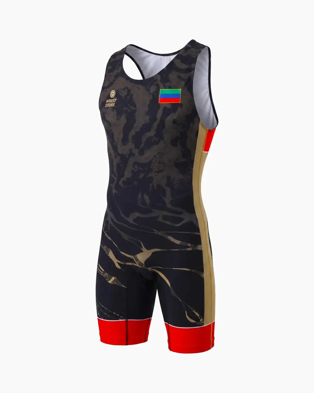 Трико Wreststore Dagestan красный Wrdr-101
