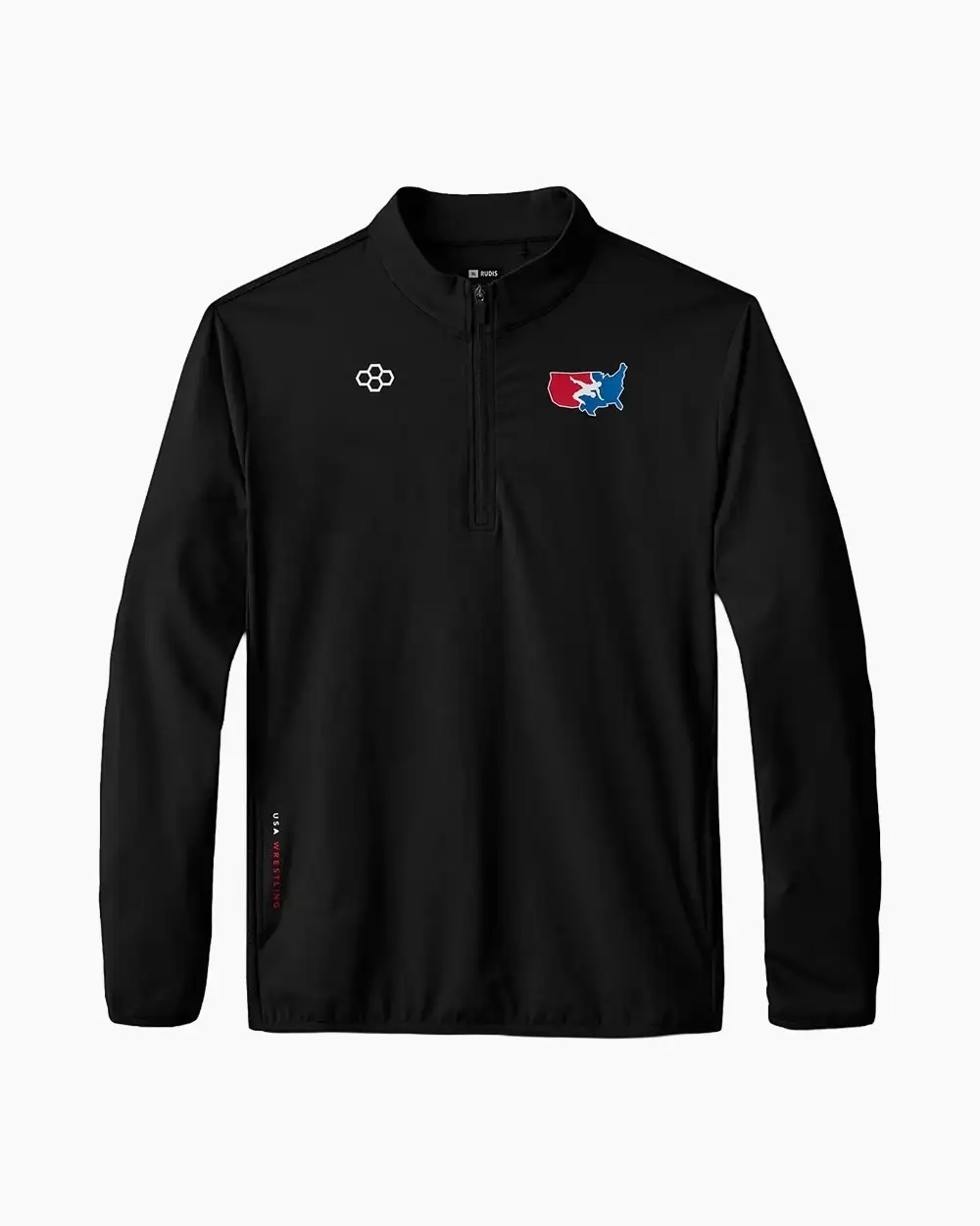 Кофта спортивная мужская Rudis USWQZ1003-BLK